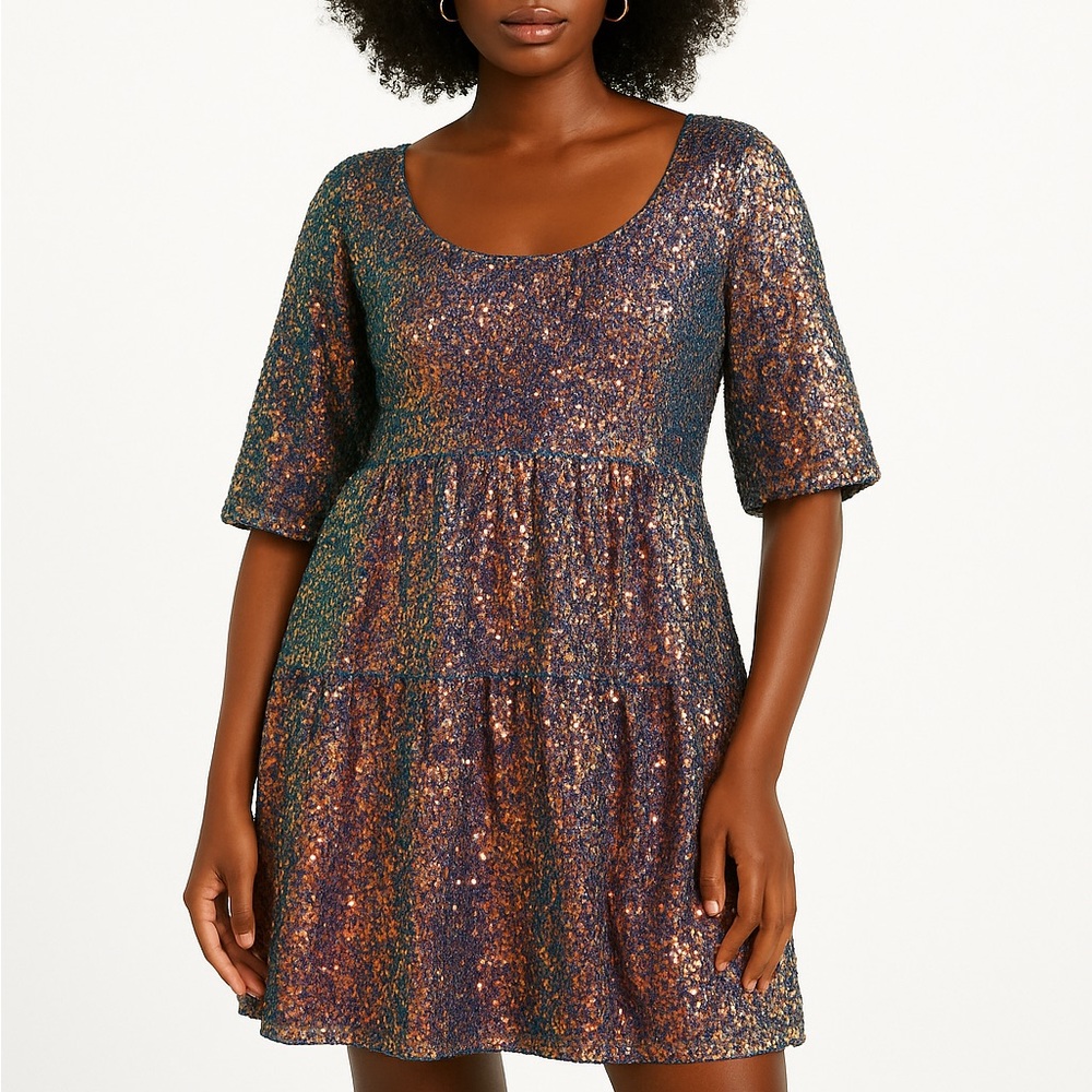 Together Sparkling Sequin Mini Dress size Snall